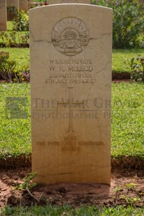 BEIRUT WAR CEMETERY - McLEOD, WILLIAM ROBERT